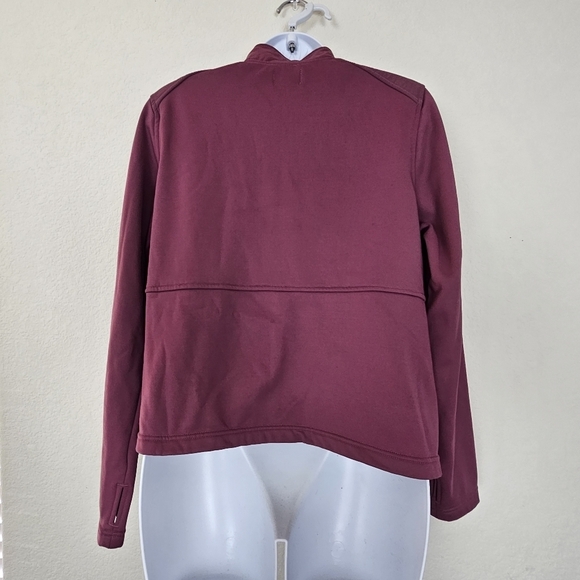 Bass Outdoor Full Zip Fleece Jacket with Thumb Holes Rose Pink Size M - Picture 4 of 9